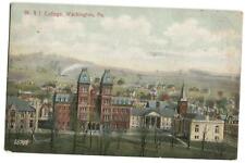 Postcard W & J College Washington PA 1907 picture