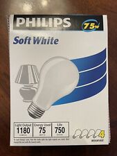 75 watt incandescent light bulbs Philips similar to GE- 1 Pack/4 Bulbs New picture