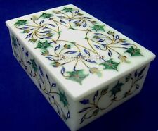Decorative Box Inlaid with Malachite Stone Marble Jewelry Box from Heritage Art picture