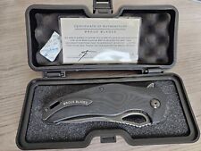 BROUS BLADES VR-71 Black Acid Stonewash VRG G-10 0138/1000 With Box and COA picture