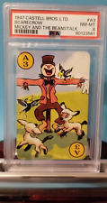 1947 Castell Bros Mickey And The Beanstalk SCARECROW # A3 Card PSA HIGH Grade picture
