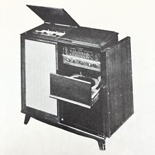 Vintage 1957 Silvertone HIFI Model 7061,A 62, 63 Wire Schematic Service Manual picture