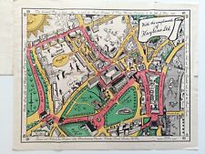 1937 London Pictorial Map by Claude Atkinson, Coronation Route King George 6th picture