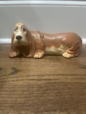 Basset Hound Dog Glossy Brown Collectible Figurine | picture