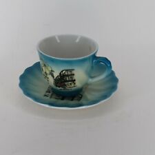 Vintage Souvenir Teacup Saucer Small New Orleans Lusterware  picture