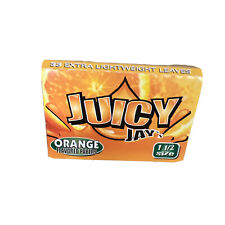 24 packs 1.5 size Juicy Jay's Orange Flavored Cigarette Rolling Papers 1 1/2 picture