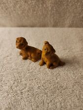 Vintage Artistic Gifts Puppy Dog Duo Figurine  picture
