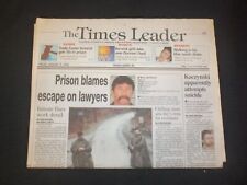 1998 JAN 9 WILKES-BARRE TIMES LEADER - TED KACZYNSKI ATTEMPTS SUICIDE - NP 7486 picture