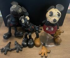 1930's Sieberling Rubber Mickey Mouse Pie-eyed Figures Disney Toy -need repairs picture