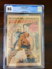 Fantastic Four vol.1 #4 1962 1st Sub-Mariner CGC NG Marvel Comic Book RC1-6 picture