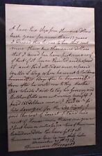RARE ALS HAND WRITTEN LETTER, SIGNED BY PIONEER FREEMAN BLOODGOOD . 1832-1925. picture