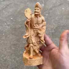 Cliff Cypress Wood Carving Decorations Jigong Living Buddha Feng Shui Accessorie picture