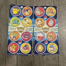 Pokemon Kraft Macaroni & Cheese Box Fronts and Backs 4 pages Vintage Coins picture