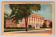 Tuscaloosa AL-Alabama, University Of Alabama Morgan Hall, Vintage Postcard picture