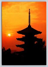 Yasaka Pagoda Beautiful Sun Lighting Kyoto Japan 4x6