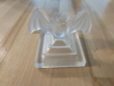 RARE BACARDI RUM RON LALIQUE GLASS ADVERTISING PAPERWEIGHT 1950s ART DECORATIVE picture