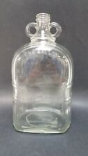 Clear Heavy Glass Double-Handled Vintage 1 Gallon Jug picture