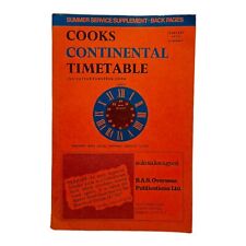 February 1973 Thomas Cook Continental Railway & Local Shipping Services Guide picture
