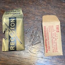 9 Vintage 1930-40s RECOTON Phoneedle Needles Original Packaging picture