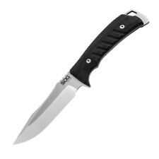 SOG Knives Pillar Fixed Blade Knife Grey Canvas Micarta S35VN Steel UF1001-BX picture
