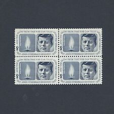 John F. Kennedy 35th President Vintage Mint Set of 4 Stamps 60 Years Old picture
