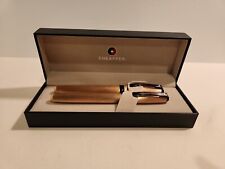 Vintage Sheaffer Prelude Rose Gold Medium Fountain & Rollerball Pen picture
