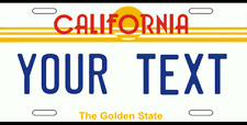 CALIFORNIA PERSONALIZED License Plate CUSTOM ADD TEXT picture