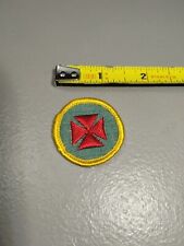 Vintage 1963-1980 Cadette Girl Scouts Of America Badge First Aid Patch VG+ (A5) picture