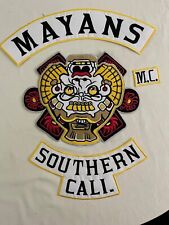 Mayans southern cali mc 35 cm iron on embroidered set Size Large picture