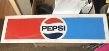 Vintage Pepsi-Cola (Pepsi) Plexiglass Sign, 29” x 9”, Pepsi Store Display picture