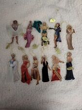 (LOT OF 12) The Glamorous Miss Monroe Ornaments Bradford Editions NO COA picture