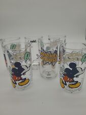Vtg Mickey Mouse Zak 6 Glasses  picture