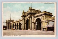 Columbus OH-Ohio, Union Station, Antique, Vintage c1914 Souvenir Postcard picture