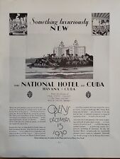 1930 National Hotel of Cuba Havana Fortune Magazine Print Advertising Tearsheet picture