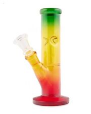 FREEBIES  + 6.5” RASTA  Glass Hookah Water Pipe Bong W/ Dome Perc  Wholesale  picture