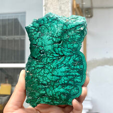 1.22LB Natural malachite slice quartz crystal luster mineral specimen picture