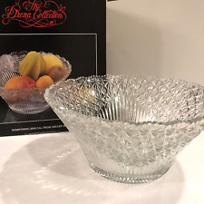 Vintage Irena Collection Polish Crystal Fruit Bowl Hand Cut 24% Lead 11