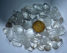 140GM Full Terminated Transparent Faceted Clear QUARTZ Crystals Lot Frm Pakistan picture