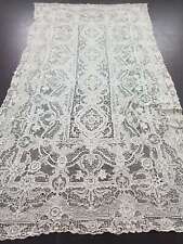 Vintage Point de Venise needle lace Banquet tablecloth 287x157cm picture