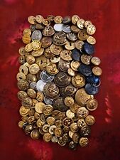115 Antique Vintage Anchor Buttons US, Foreign, Collectibles, Great Reseller Lot picture