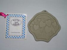 Brown Bag Cookie Art Hill Design 1992 Basket Full of Hearts Mold & Cookie Recipe picture