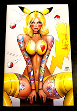 CON ARTIST #1 TATTED PIKA GIRL SZERDY EXCLUSIVE SIGNED VIRGIN COA LTD 50 NM+ picture