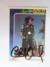Signed Autographed 1992 Sterling Country Gold Card #51 Charlie Daniels picture