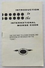 c1970 Introduction International Morse Code Pamphlet K & B Corp Downey CA Advert picture