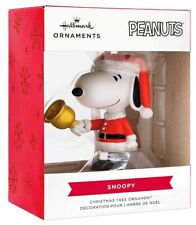 Hallmark 2023 Peanuts Snoopy Santa Claus Bell Ringer Christmas Tree 🎄 Ornament  picture