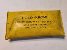 Vintage Holo-Krome Socket Screw Key Set No. 7 Hartford 10, Conn. USA picture