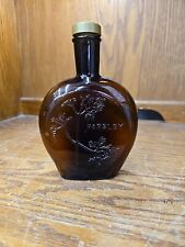 Vintage Clevenger Bros Herb Glass Bottle BROWN, PARSLEY New Jersey   picture
