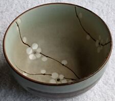 Vintage Kotobuki Bowl  Early Spring Blossoms Blue Pottery Made In Japan picture