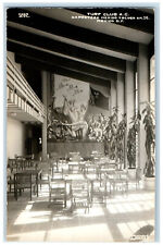 c1940s Lobby Turf Club A.C. Carretera Mexico City Mexico RPPC Photo Postcard picture