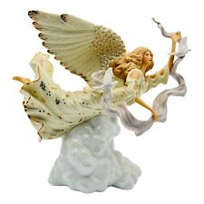 Lenox Millenium Spirit Porcelain Figurine RARE Ltd Ed. Angel Turtle Doves 11.5” picture
